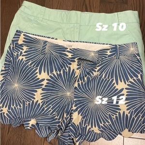 J. CREW Chino Shorts - Size 10